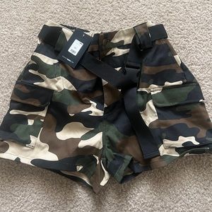 Fashion Nova Camouflage Short Shorts